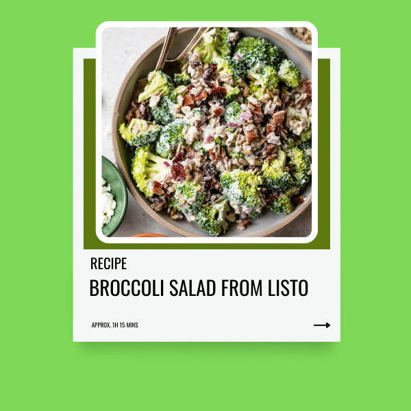 Broccoli Salad From Listo
