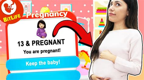 how old do you have to be to get pregnant in bitlife