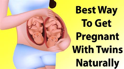 how to fall pregnant with twins naturally