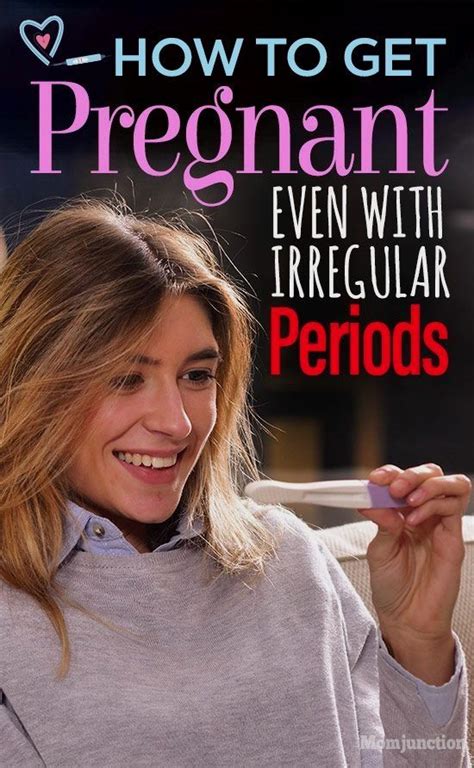 how to get pregnant fast irregular periods