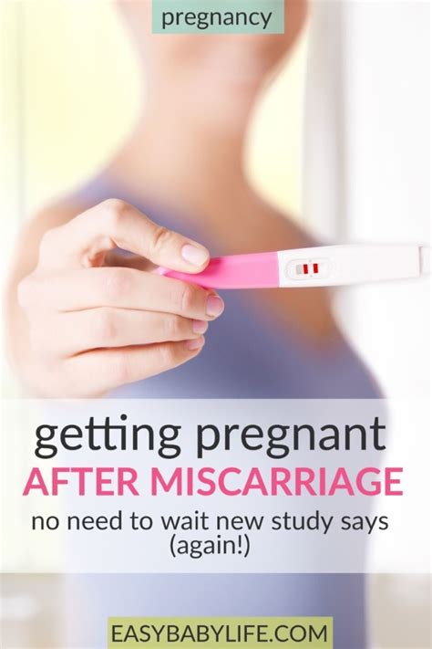 how to get pregnant immediately after miscarriage