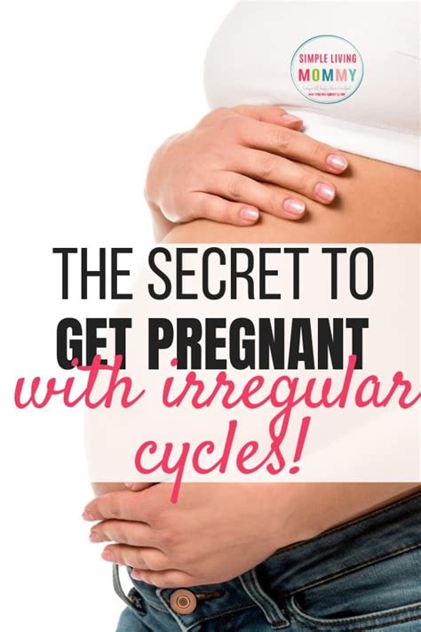 how to get pregnant irregular cycle