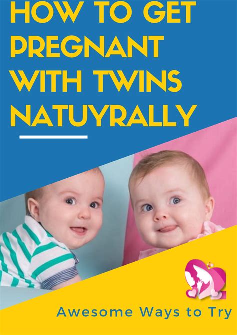 how we get pregnant with twins naturally